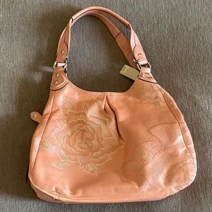 Pink Floral Coach Bag